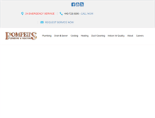 Tablet Screenshot of pompeiis.com